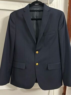 Ralph Lauren Navy Blazer with Gold Buttons
